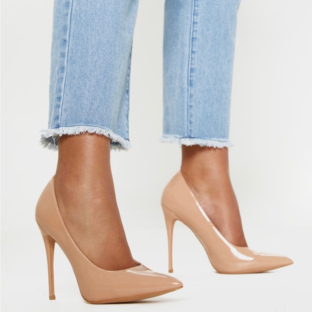 PLT nude heels brand new never worn